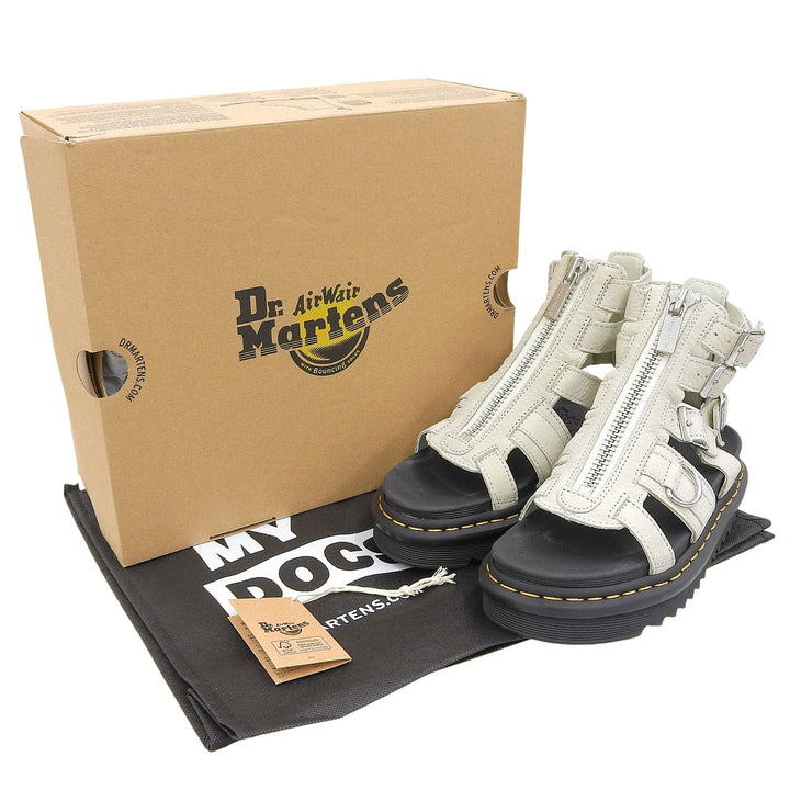 新品 Dr.Martens サンダル OLSON オルソン グラディエーター スモークミントレザー レディース