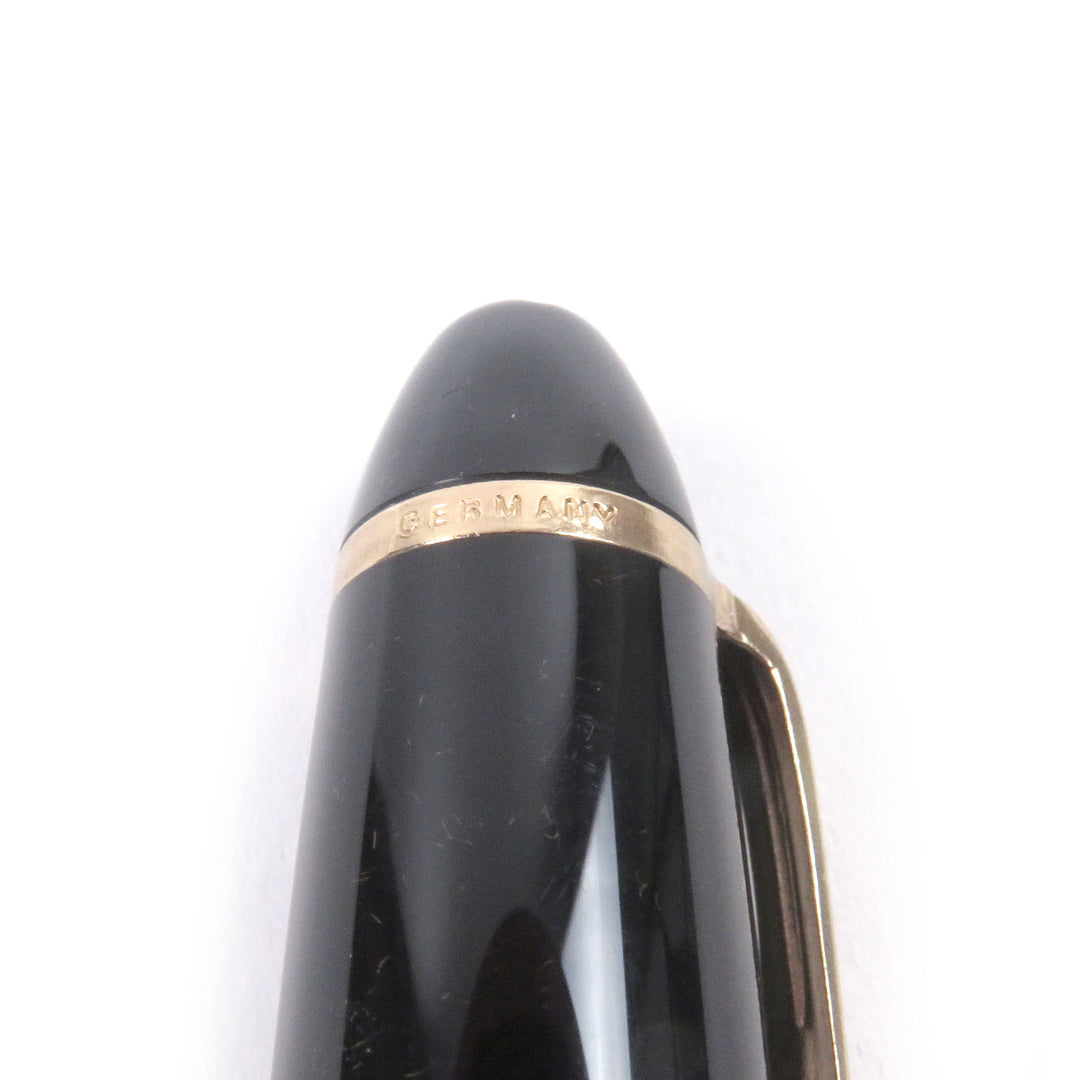 Excellent MONTBLANC fountain pen Meisterstück 146 Cap type black 14K mens
