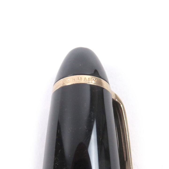Excellent MONTBLANC fountain pen Meisterstück 146 Cap type black 14K mens