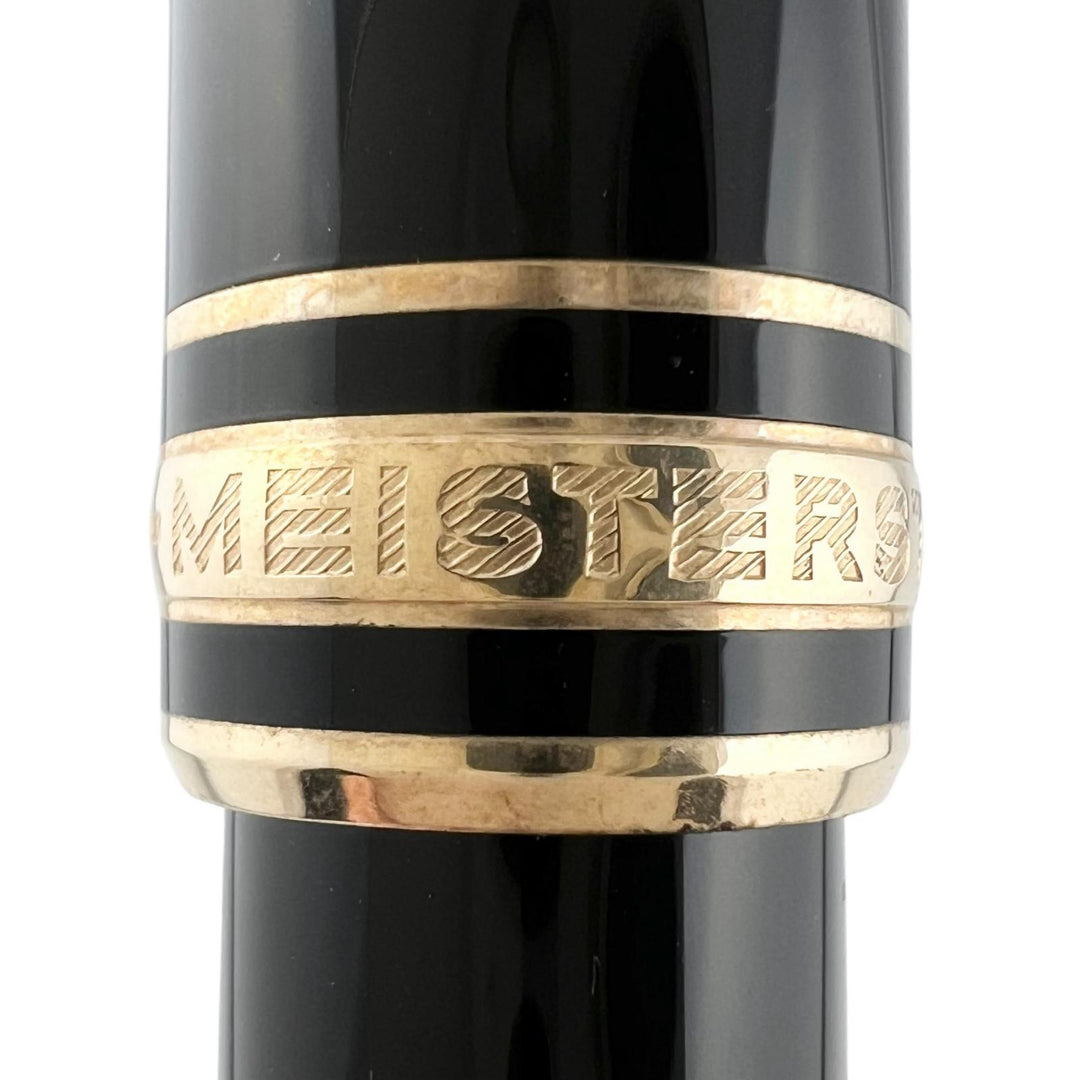 Excellent MONTBLANC fountain pen Meisterstück Pix piston converter type 14K