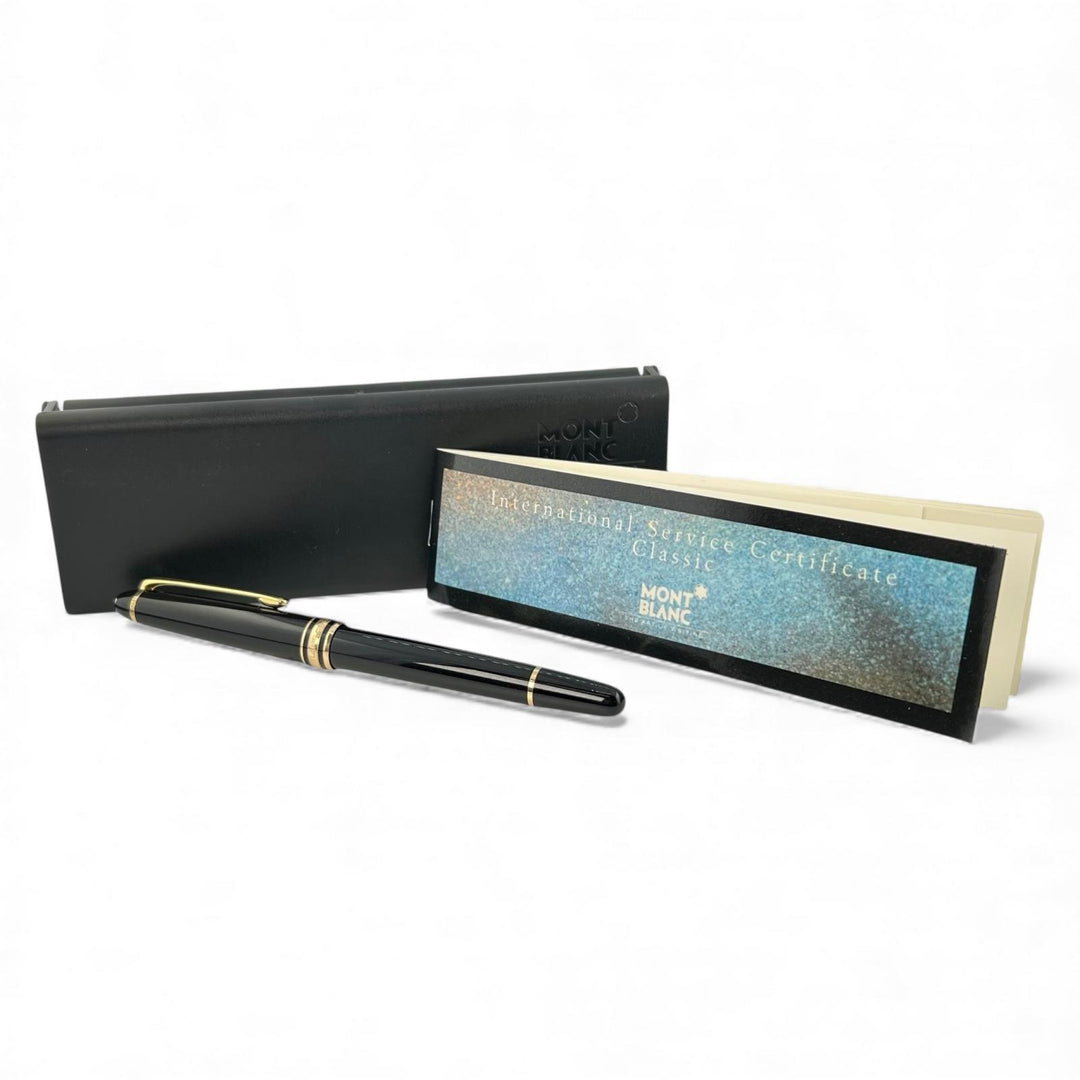 Excellent MONTBLANC fountain pen Meisterstück Pix piston converter type 14K