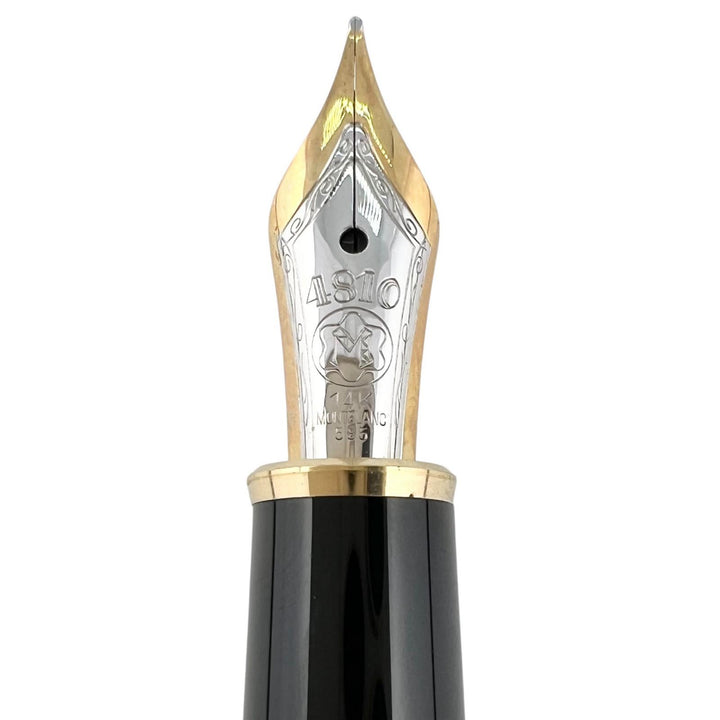 Excellent MONTBLANC fountain pen Meisterstück Pix piston converter type 14K