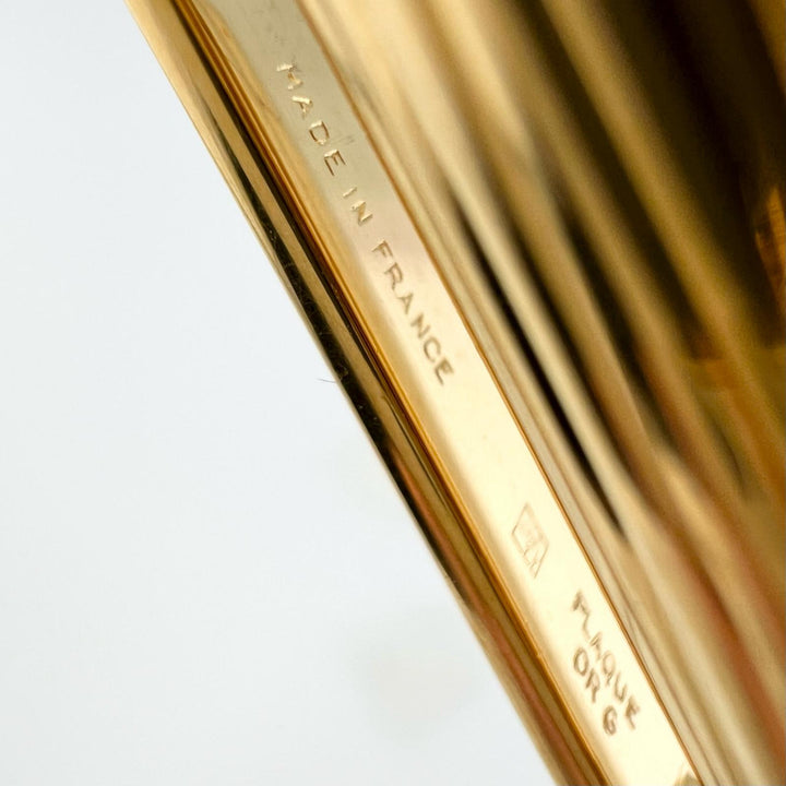 Great Cartier Ballpoint pen Striped Pattern gold mens