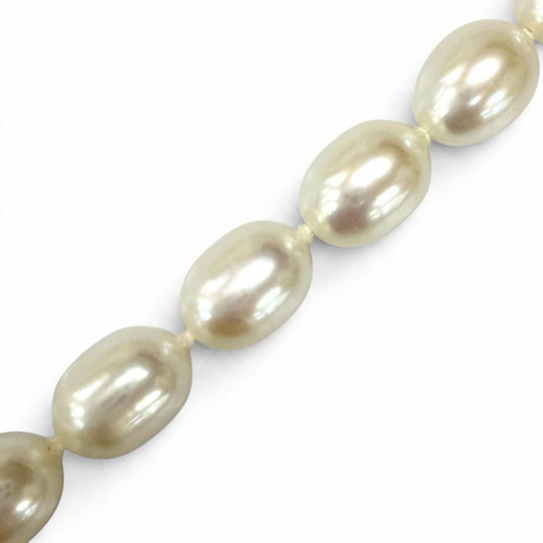 Great TIFFANY&Co. bracelet El Saperetti Open heart white Freshwater pearl Women