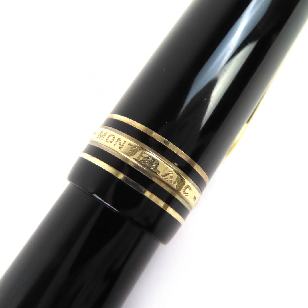 Great MONTBLANC fountain pen Meisterstück 149 white star black 14K mens