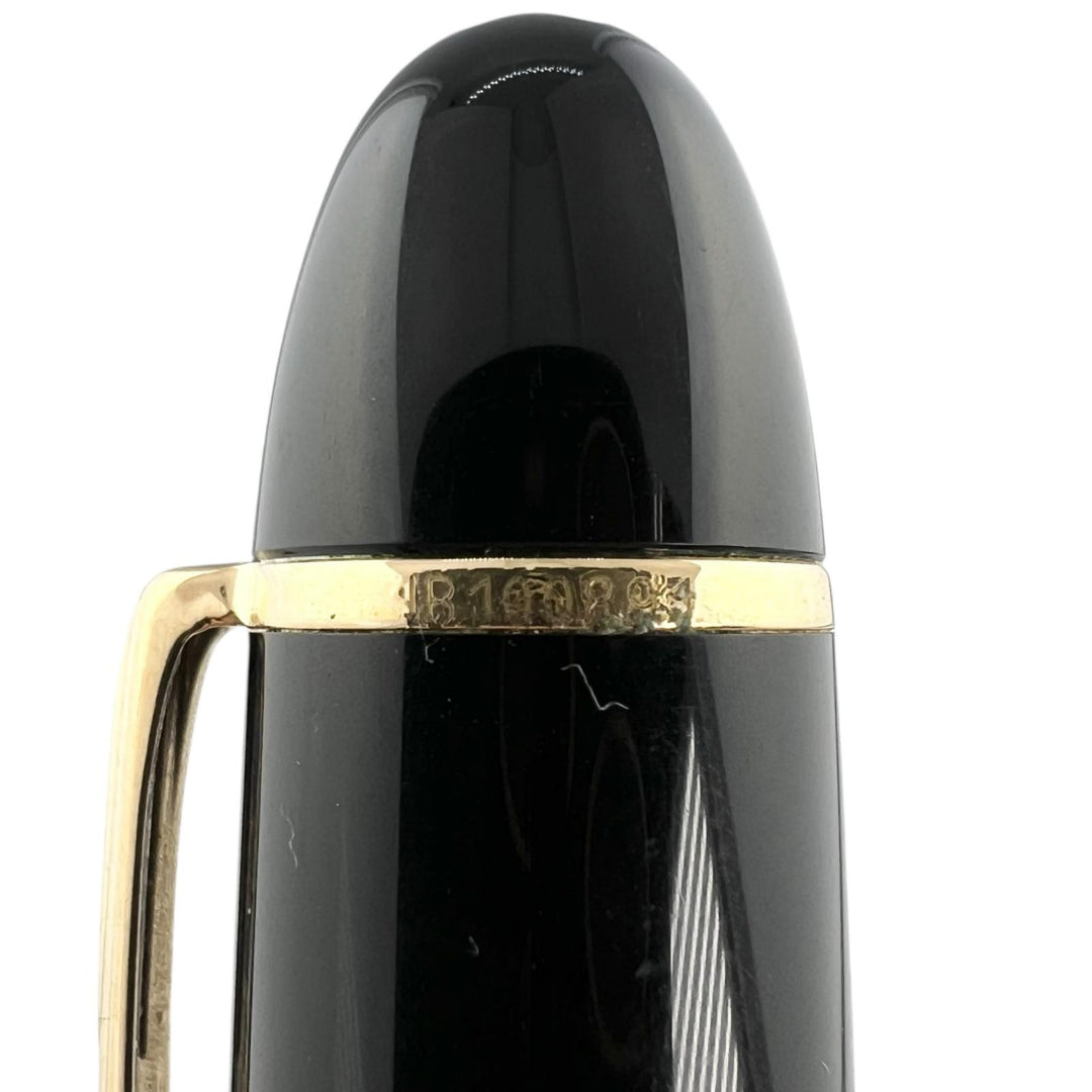 Great MONTBLANC fountain pen Meisterstück 149 white star black 18K mens