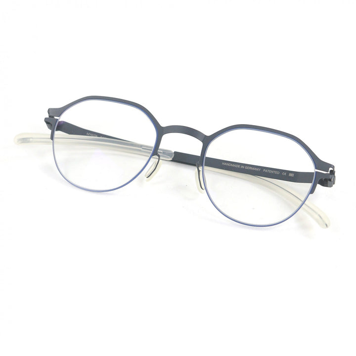 Excellent MYKITA Glasses DORIAN Half rim Metallic navy mens C514