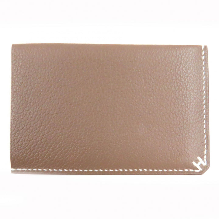 新品 HERMES カードケース Hシリーズ Hバイアスステッチ Vor エバーカラー レザー レディース