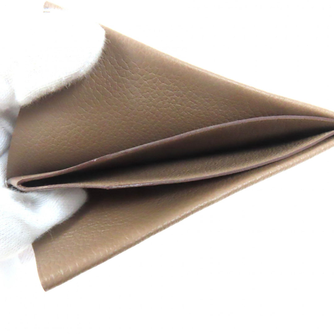 新品 HERMES カードケース Hシリーズ Hバイアスステッチ Vor エバーカラー レザー レディース