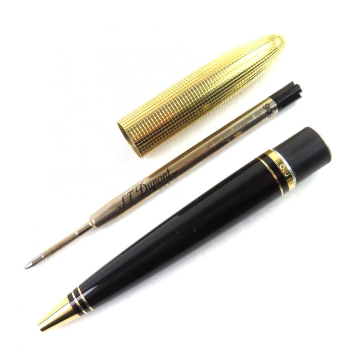 Great LOUIS VUITTON Ballpoint pen Dock lacquer Twist type gold mens N76602