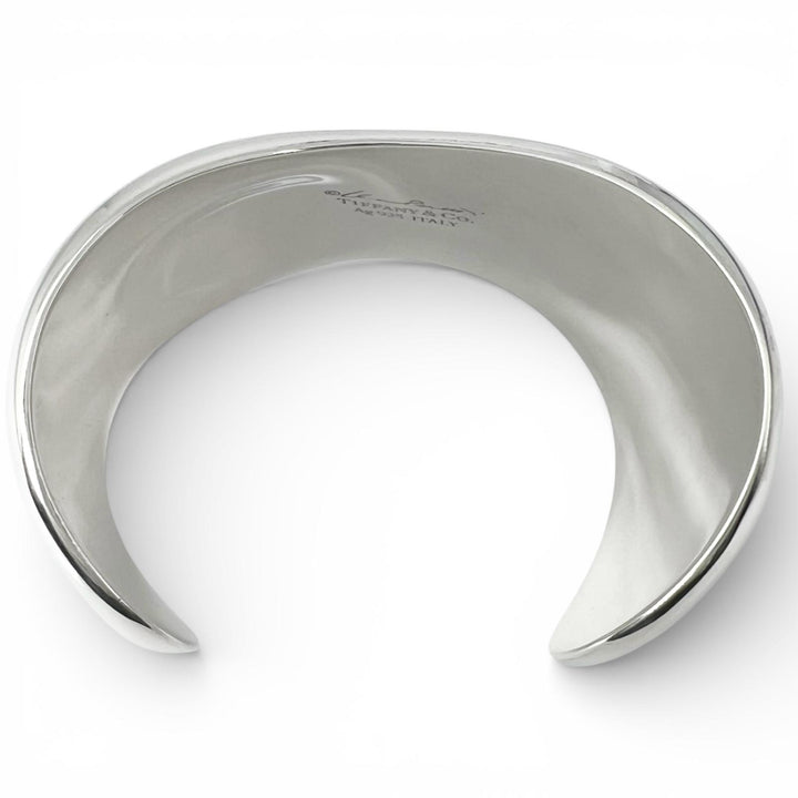 Great TIFFANY&Co. Bangle El Saperetti Small Bone Cuff Silver AG925 Women