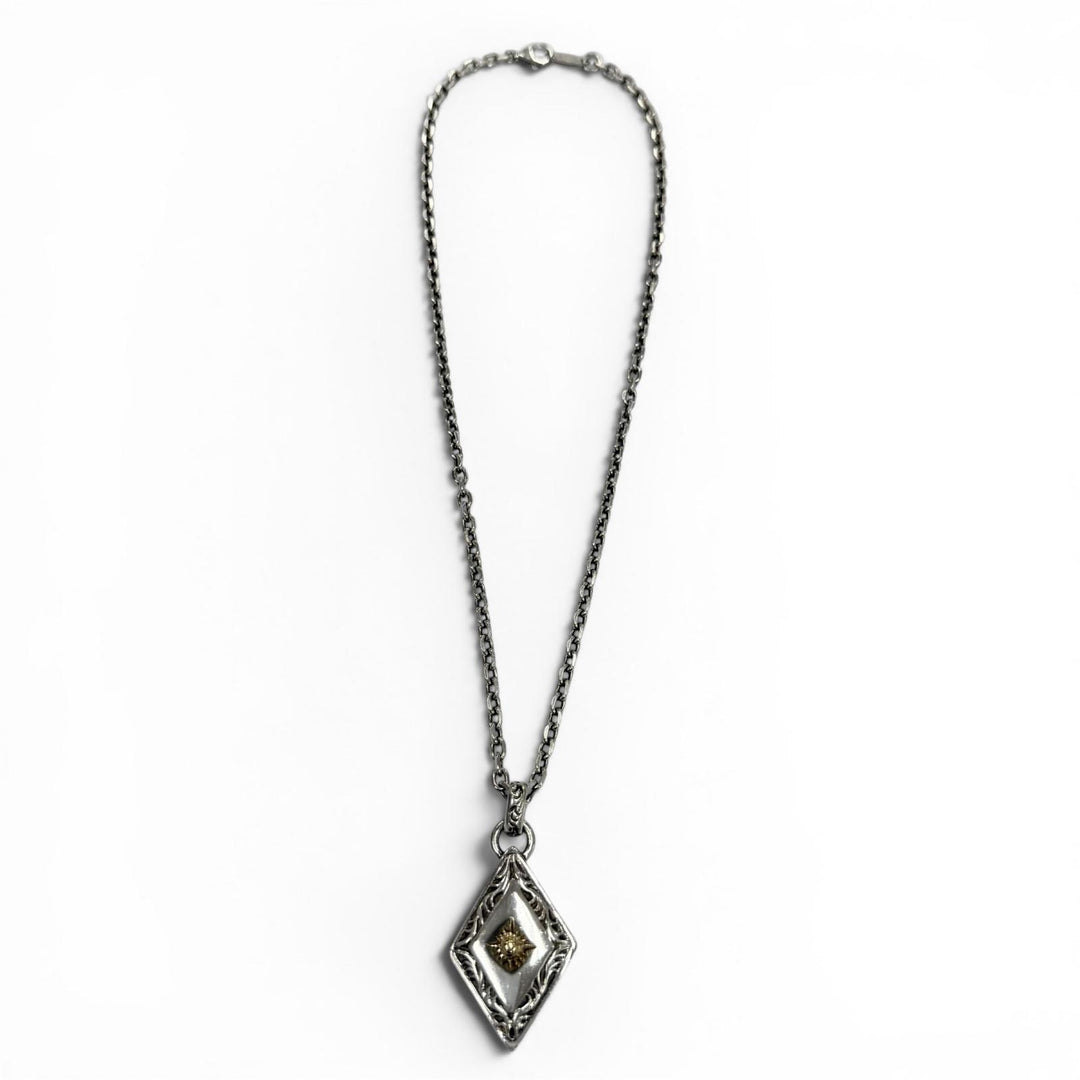 Great ARIZONA FREEDOM Necklace Combination Pendant Top 2-Piece Set Silver
