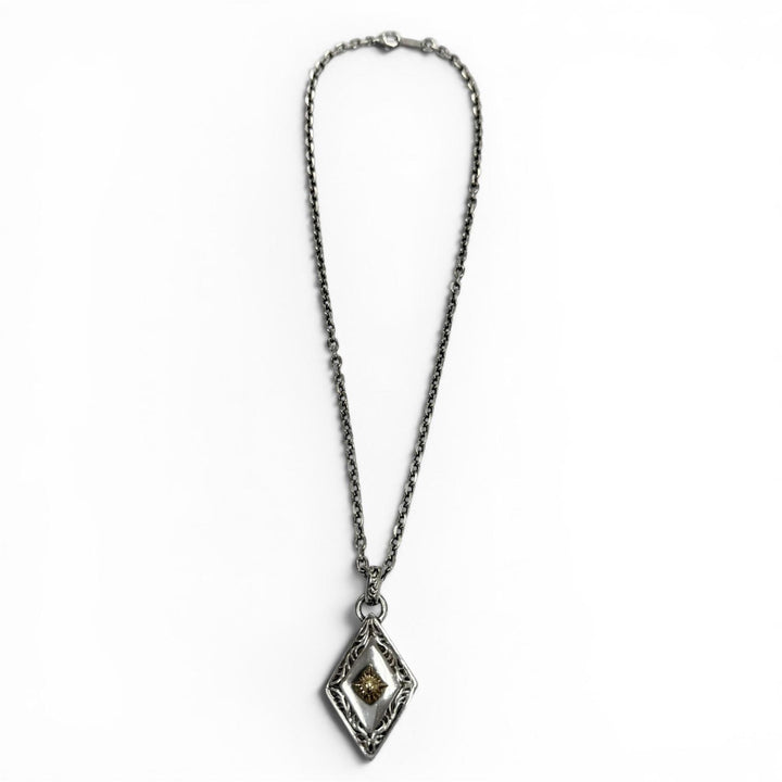 Great ARIZONA FREEDOM Necklace Combination Pendant Top 2-Piece Set Silver