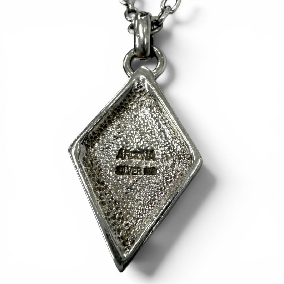 Great ARIZONA FREEDOM Necklace Combination Pendant Top 2-Piece Set Silver