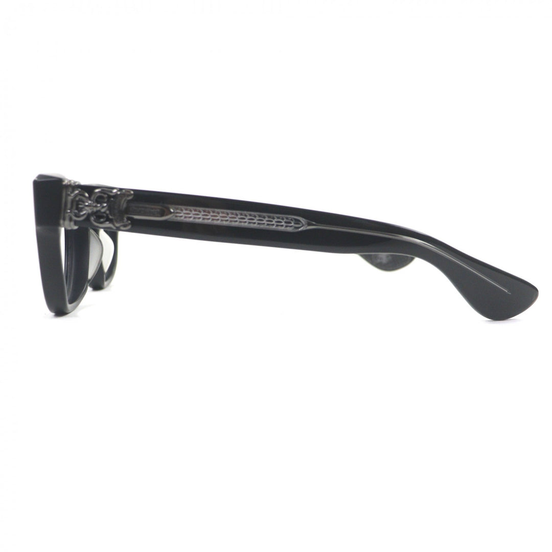 Great CHROME HEARTS Glasses CUNTVOLUTED Dagger Decoration Matt black mens