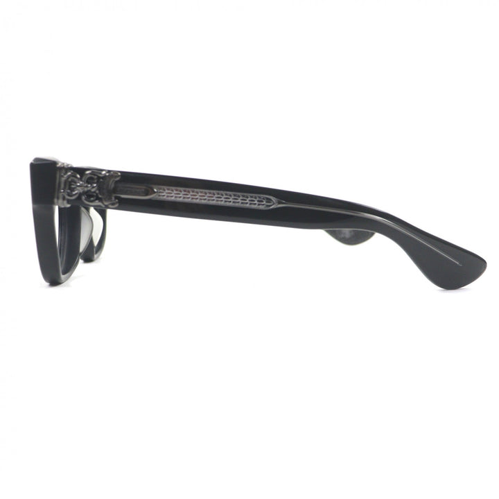 Great CHROME HEARTS Glasses CUNTVOLUTED Dagger Decoration Matt black mens