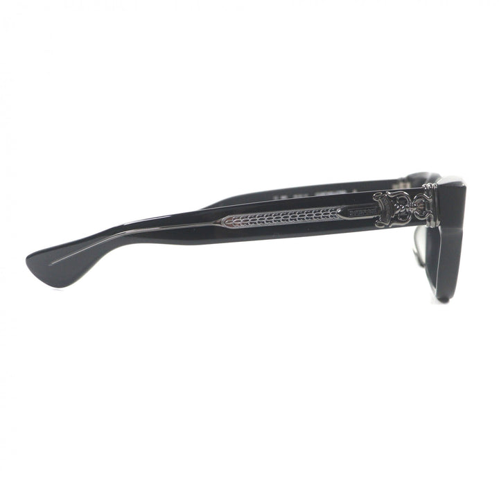 Great CHROME HEARTS Glasses CUNTVOLUTED Dagger Decoration Matt black mens