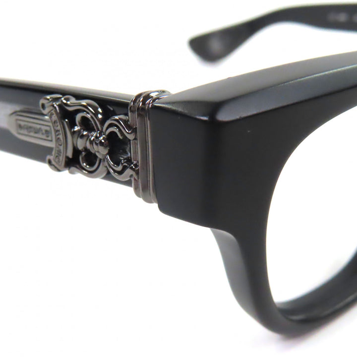 Great CHROME HEARTS Glasses CUNTVOLUTED Dagger Decoration Matt black mens