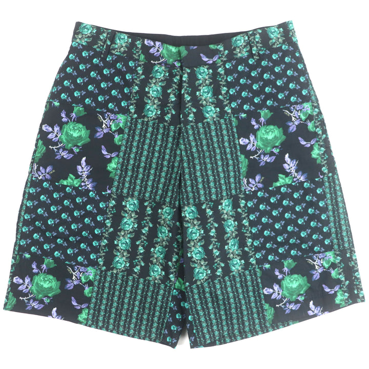 Excellent DIOR Shorts floral print shorts Black green cotton 48 293C170A5680
