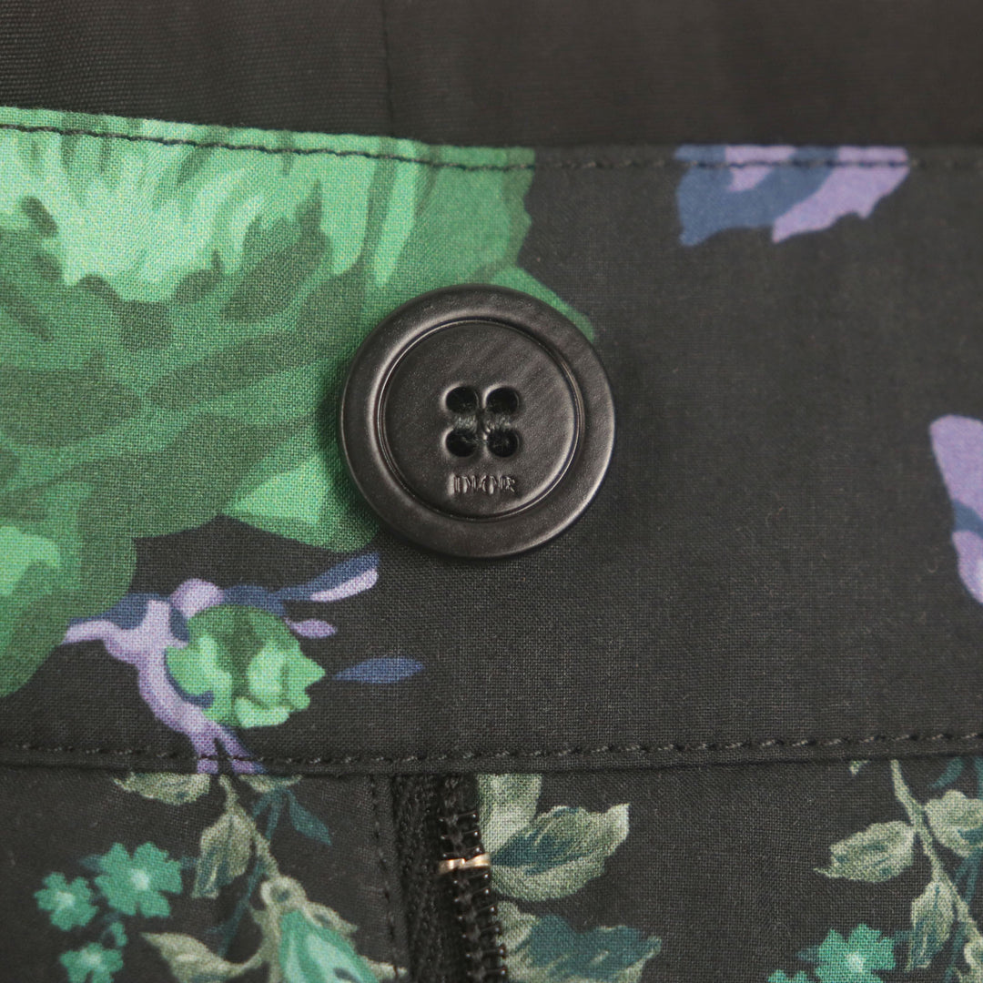 Excellent DIOR Shorts floral print shorts Black green cotton 48 293C170A5680
