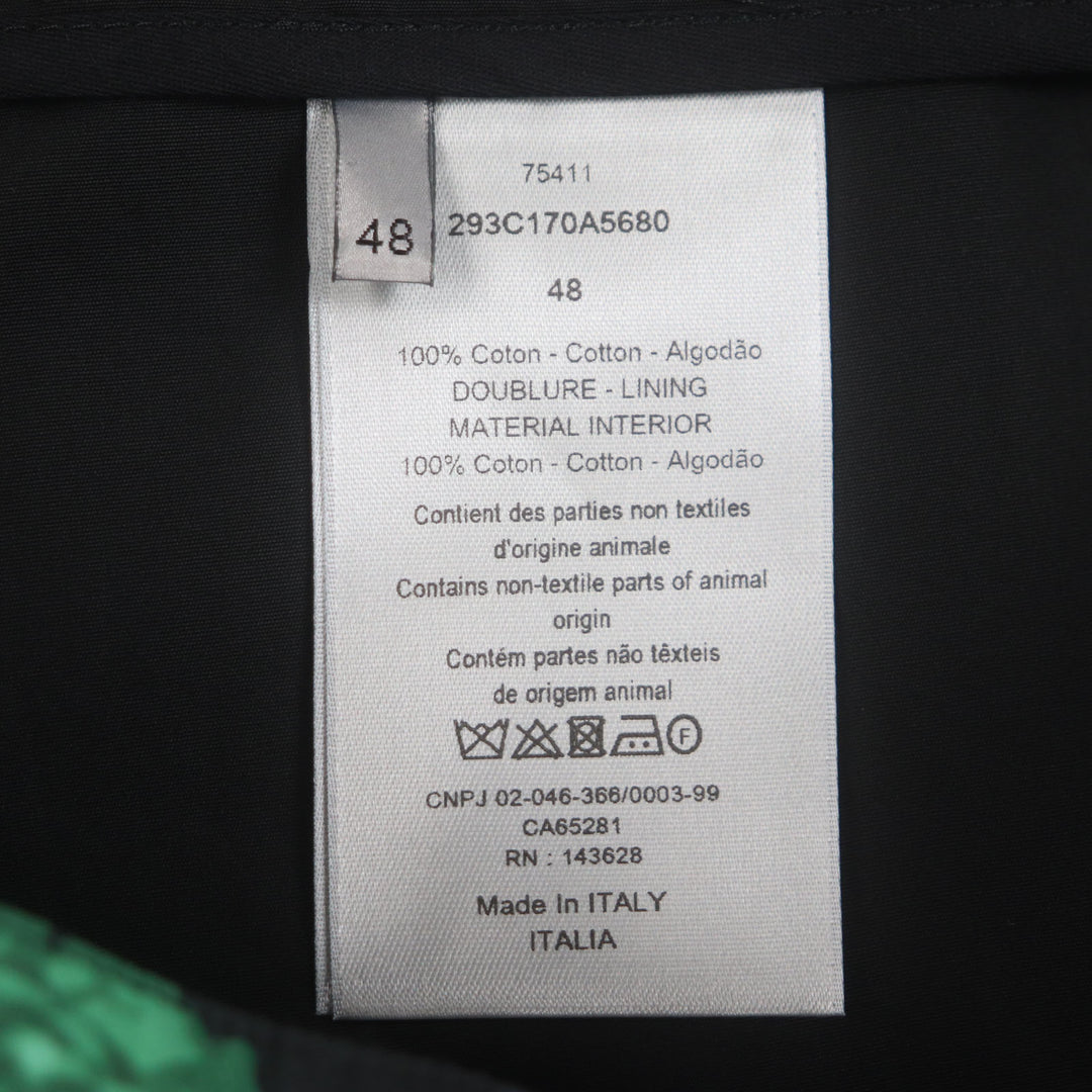 Excellent DIOR Shorts floral print shorts Black green cotton 48 293C170A5680