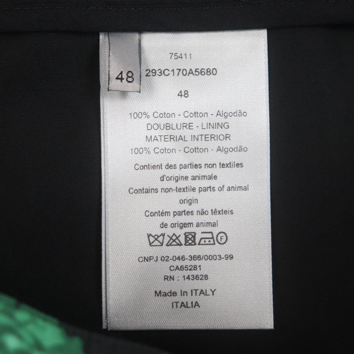 Excellent DIOR Shorts floral print shorts Black green cotton 48 293C170A5680