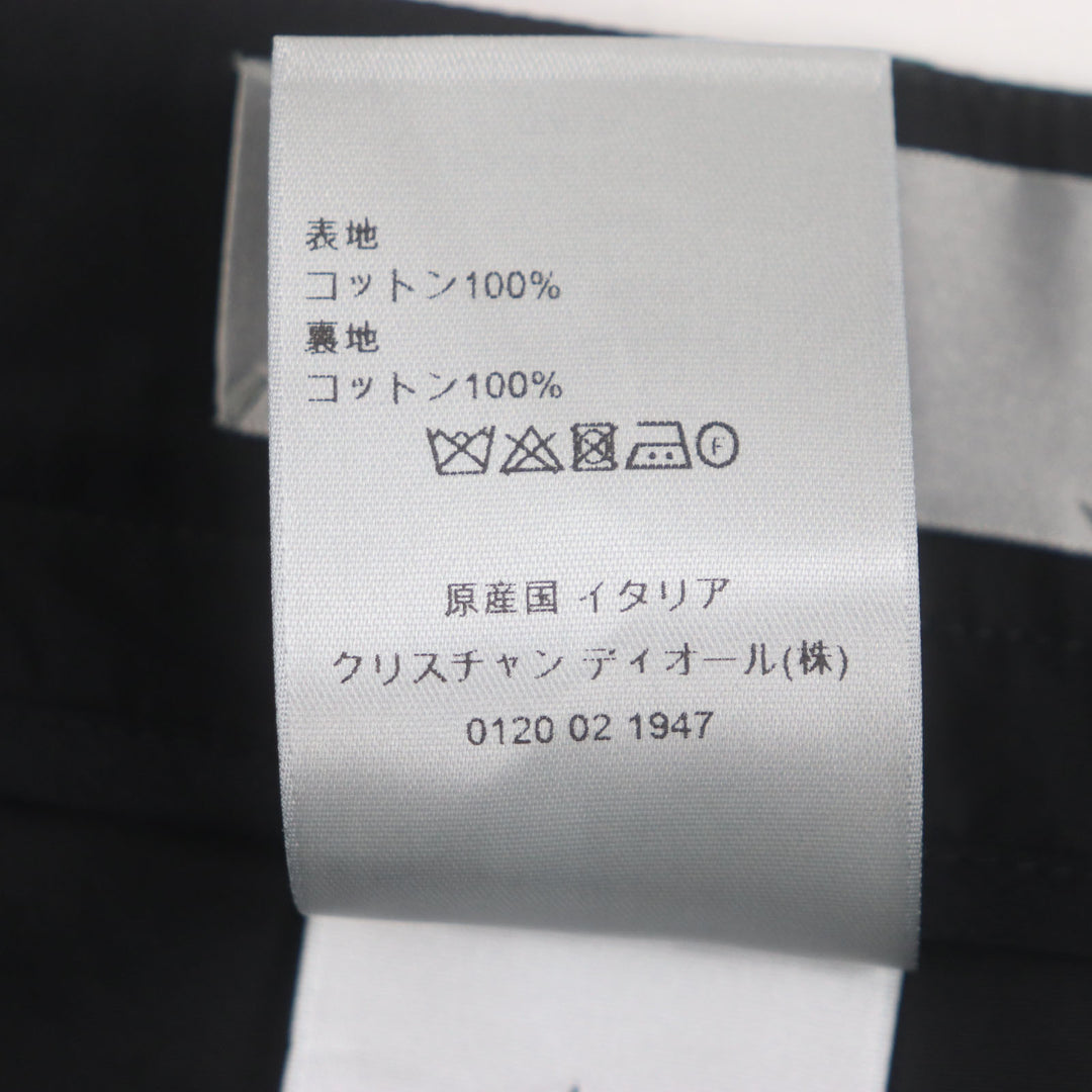 DIOR ショートパンツ 花柄 ショートパンツ ブラック グリーン コットン メンズ 48 293C170A5680 美品