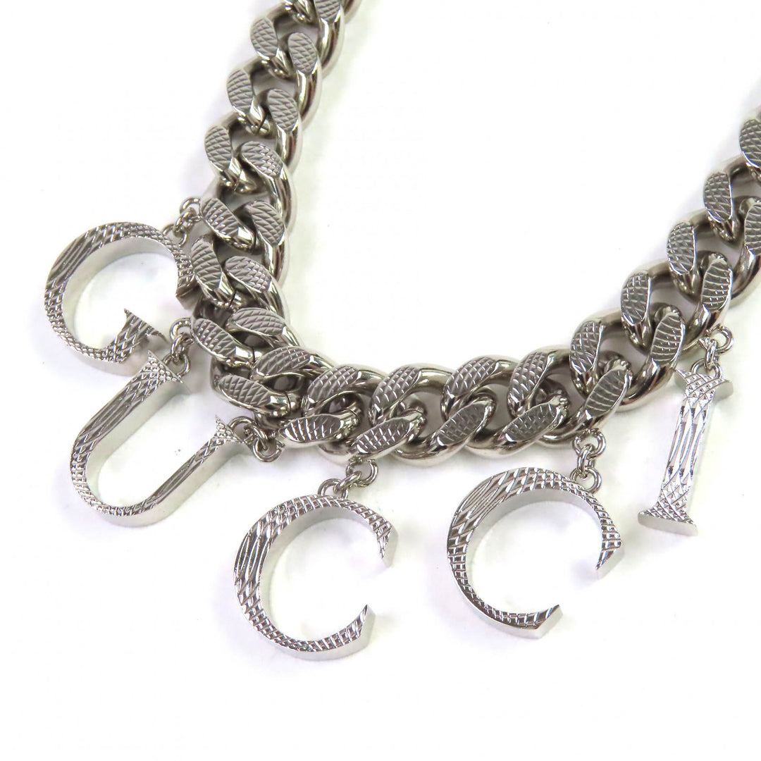 素晴らしい GUCCI スクリプトロゴ チョーカー インターロッキングG ネックレス アクセサリー 現行 675769