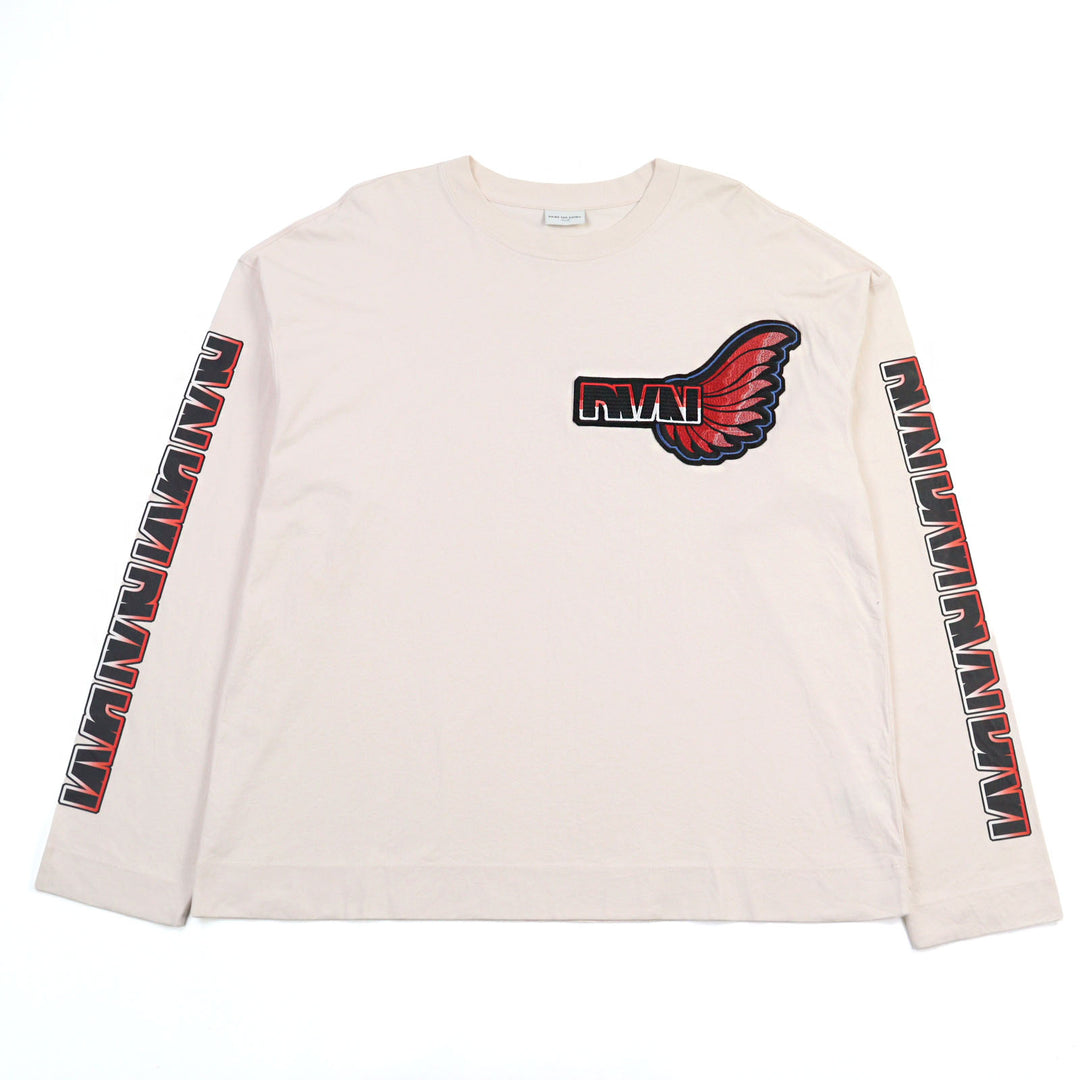 Discounted Great DRIES VAN NOTEN Long-sleeved T-shirt HEGLAND PR EMB 6603 M.K.JERSEY