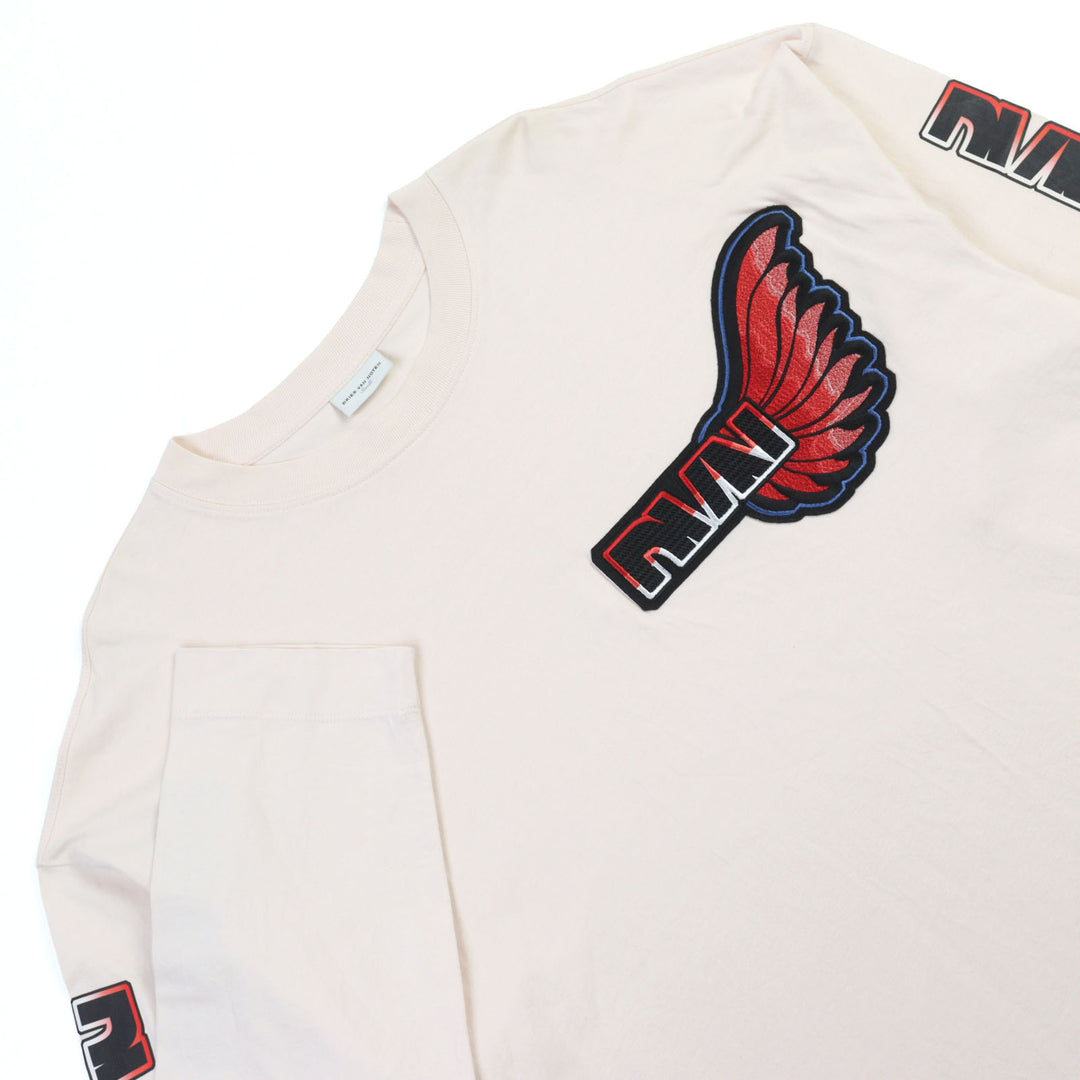 ドリスヴァンノッテン 長袖Tシャツ HEGLAND PR EMB 6603 MKJERSEY メンズS