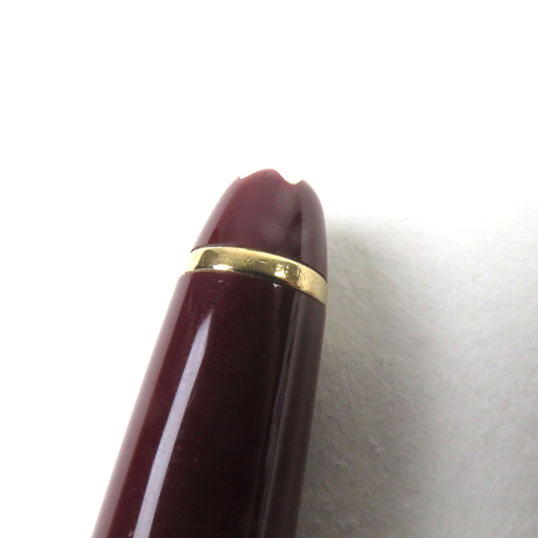 Very Good MONTBLANC Ballpoint pen Meisterstck Logoengraved WhiteStar Twist style