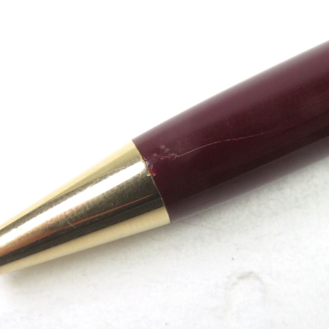 Very Good MONTBLANC Ballpoint pen Meisterstck Logoengraved WhiteStar Twist style