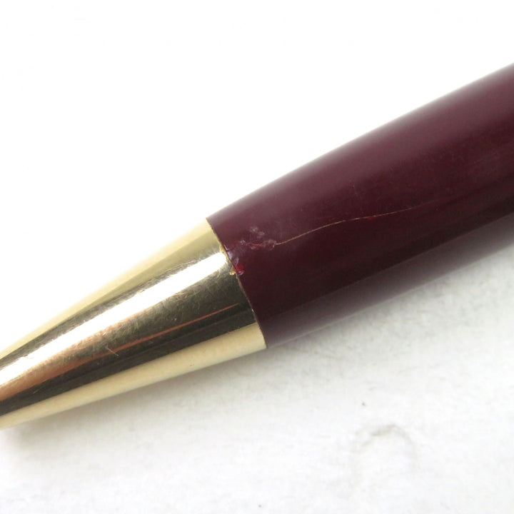 Very Good MONTBLANC Ballpoint pen Meisterstck Logoengraved WhiteStar Twist style