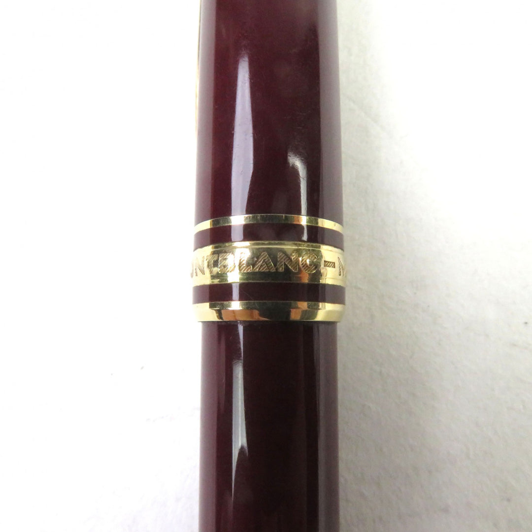 Very Good MONTBLANC Ballpoint pen Meisterstck Logoengraved WhiteStar Twist style