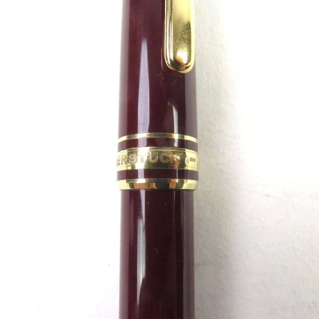 Very Good MONTBLANC Ballpoint pen Meisterstck Logoengraved WhiteStar Twist style