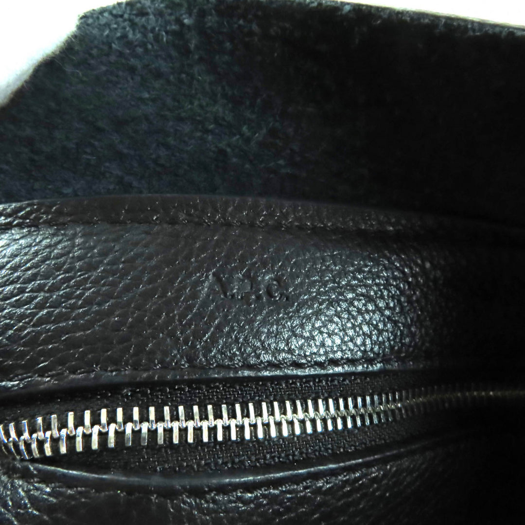 Great A.P.C. Shoulder Bag black leather Women