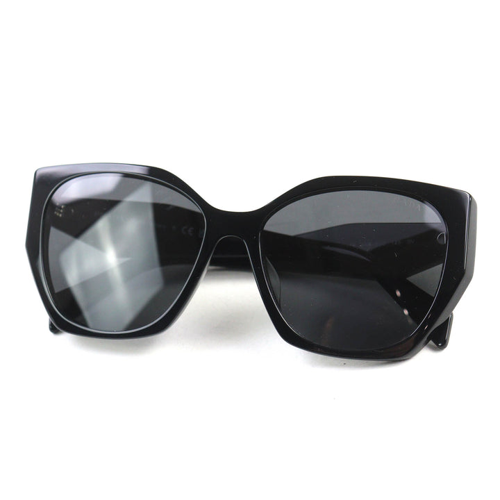 Excellent PRADA sunglasses Logo Asian Fit Sunglasses Eyewear Black Women SPR 19Z-F