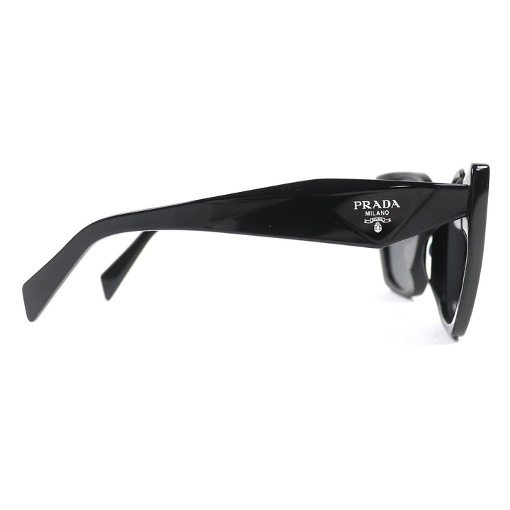 Excellent PRADA sunglasses Logo Asian Fit Sunglasses Eyewear Black Women SPR 19Z-F