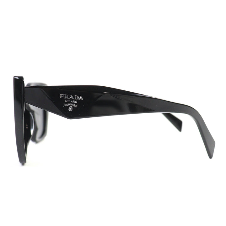 Excellent PRADA sunglasses Logo Asian Fit Sunglasses Eyewear Black Women SPR 19Z-F