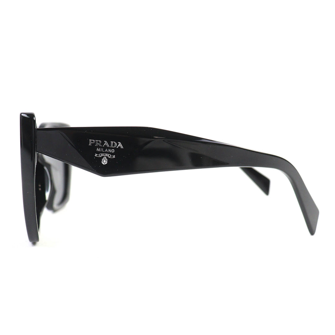 Excellent PRADA sunglasses Logo Asian Fit Sunglasses Eyewear Black Women SPR 19Z-F