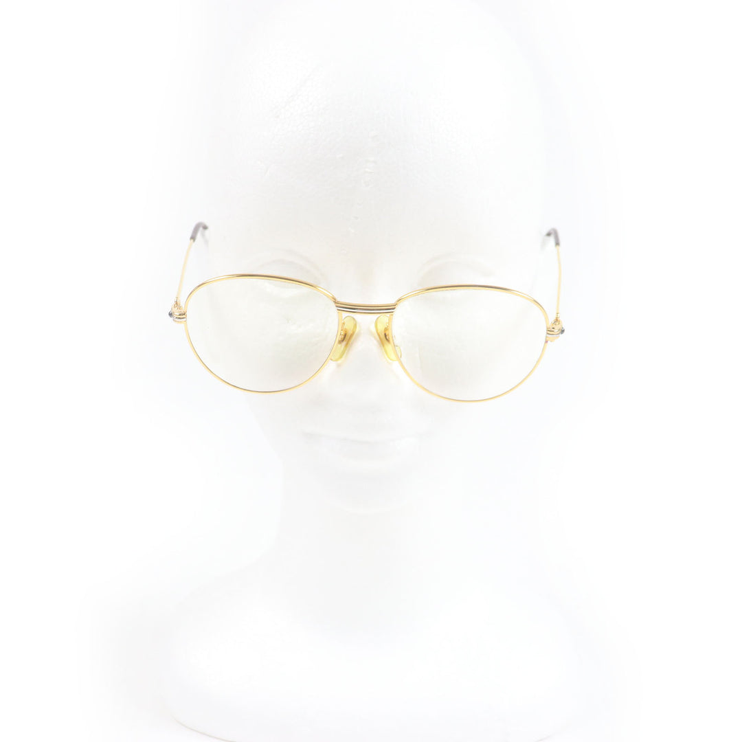 Cartier Glasses Trinity 2P Sapphire Gold bordeaux sapphire mens