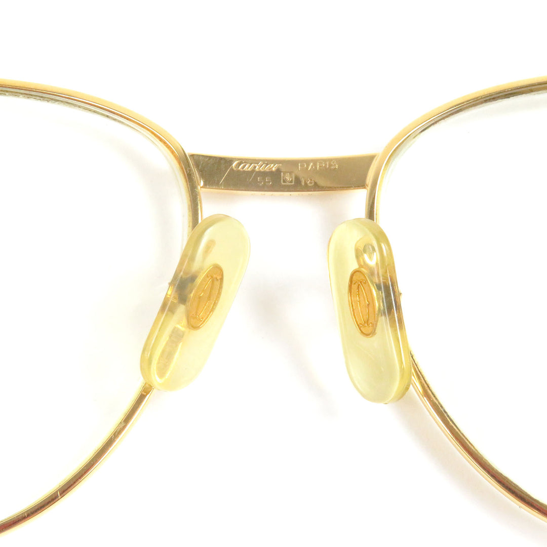 Cartier Glasses Trinity 2P Sapphire Gold bordeaux sapphire mens