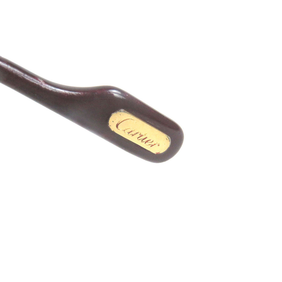 Cartier Glasses Trinity 2P Sapphire Gold bordeaux sapphire mens