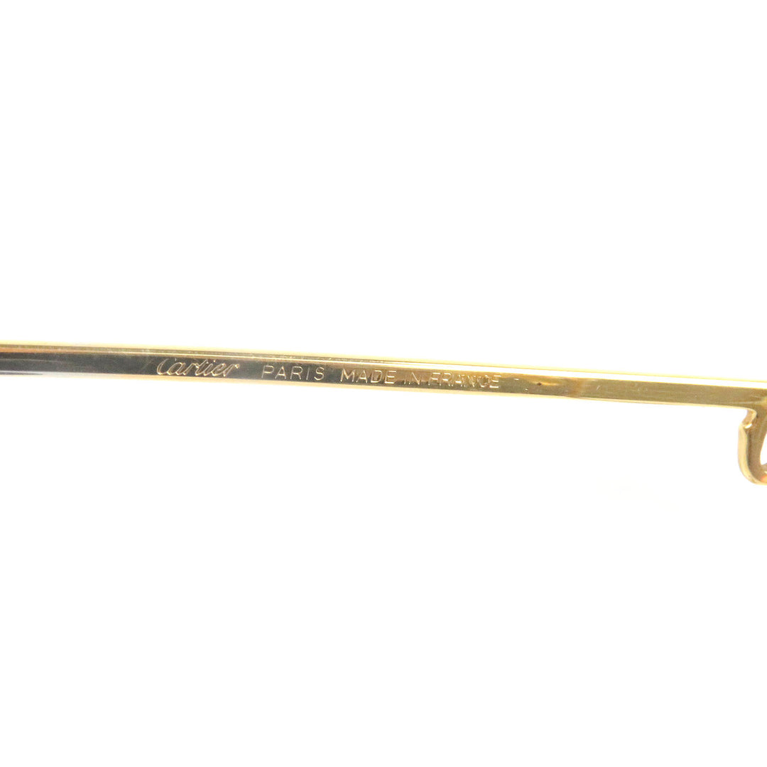 Cartier Glasses Trinity 2P Sapphire Gold bordeaux sapphire mens