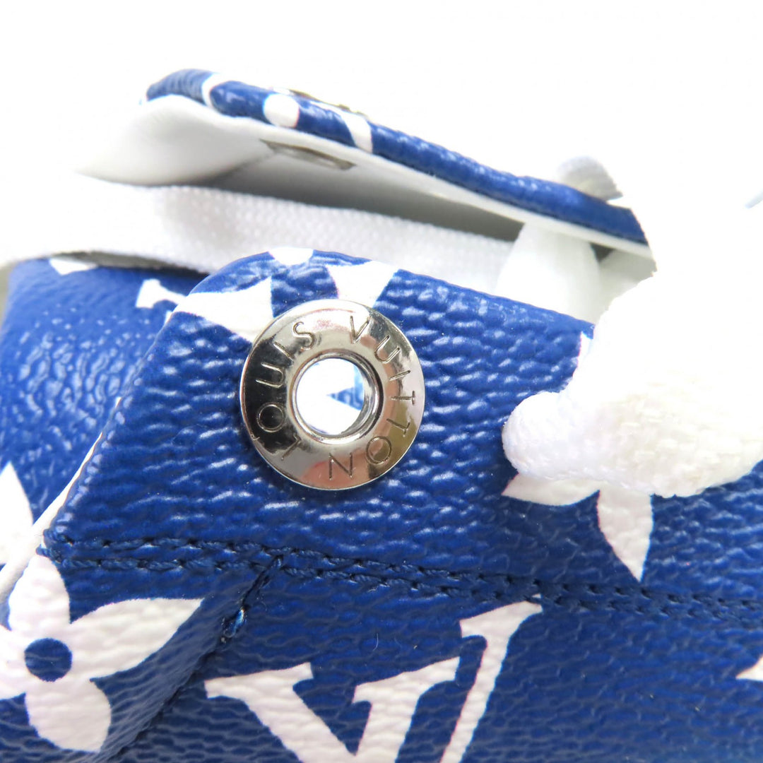 Great LOUIS VUITTON sneakers LV Escal Monogram blue leather Women 34.5 CL1129