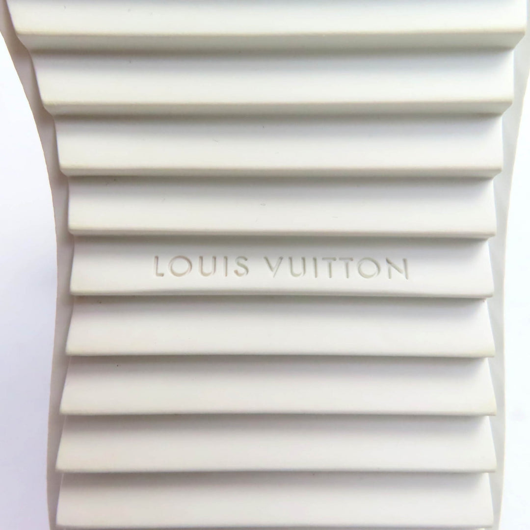 Great LOUIS VUITTON sneakers LV Escal Monogram blue leather Women 34.5 CL1129