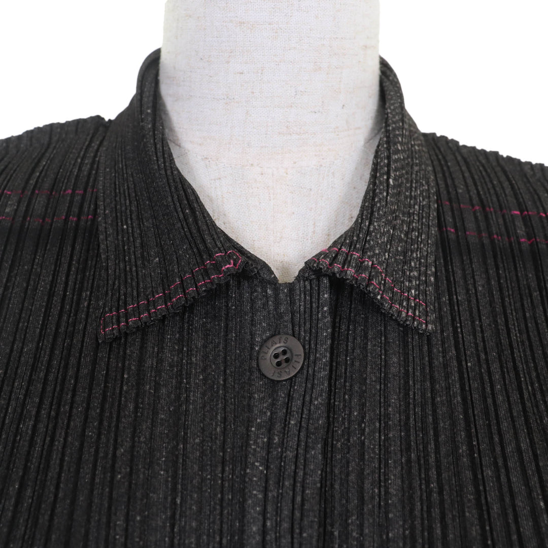 エクセレント PLEATS PLEASE ツーピースセット ブラック系 ポリエステル レディース 3 PP22-JE814 PP22-JF811