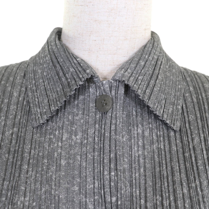 PLEATS PLEASE ワンピース グレー ポリエステル レディース 3 PP01-JT108