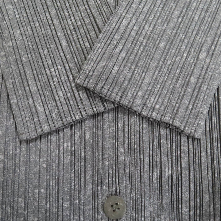 PLEATS PLEASE ワンピース グレー ポリエステル レディース 3 PP01-JT108