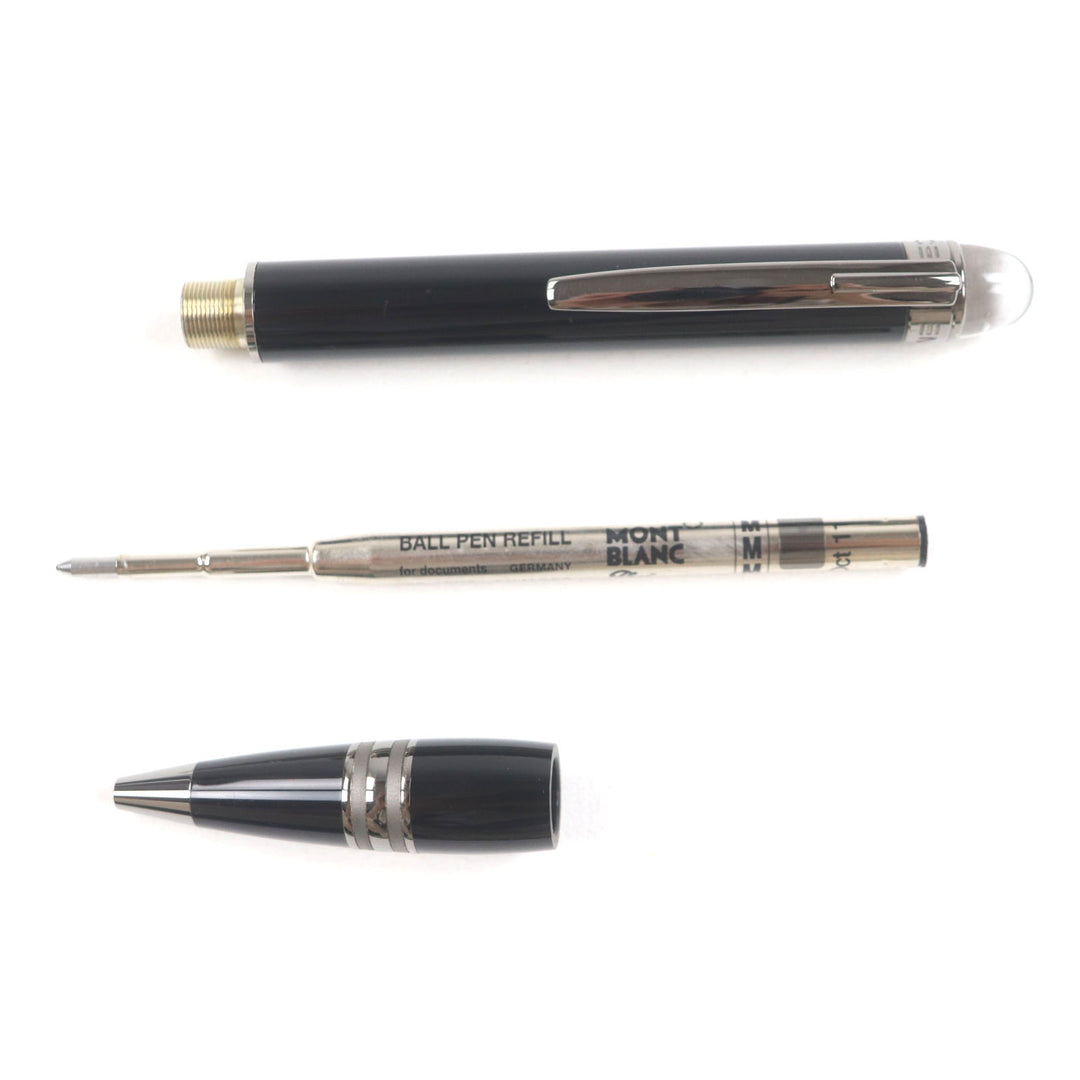 Very Good MONTBLANC Ballpoint pen Starwalker Black gun metallic mens